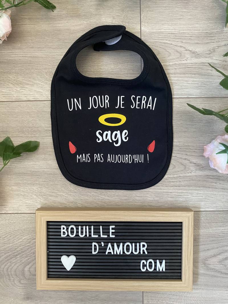 Personalisiertes Lätzchen „Eines Tages Werde Ich Gut Sein, Aber Heute Nicht" - Anpassbares Baby-Lätzchen Geschenk Zur Geburt von Etsy - BouilleDamourCom