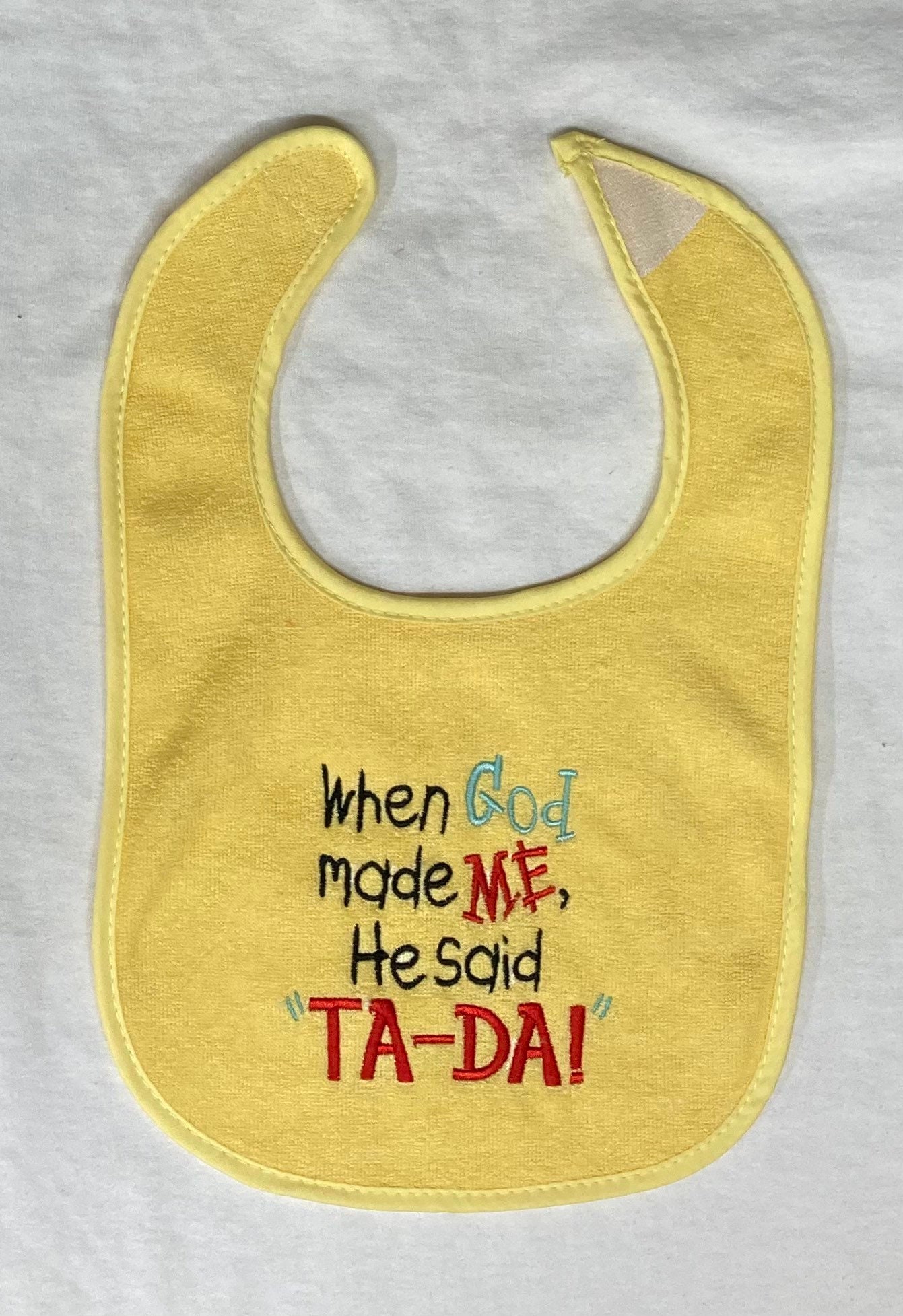 Als Gott Mich Gemacht Hat, Sagte Er "Ta-Da" Besticktesib von Etsy - BoutiqfullyYours