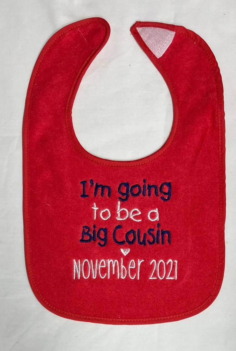 I'm Going To Be A Big Cousin Custom Besticktes Biib von Etsy - BoutiqfullyYours