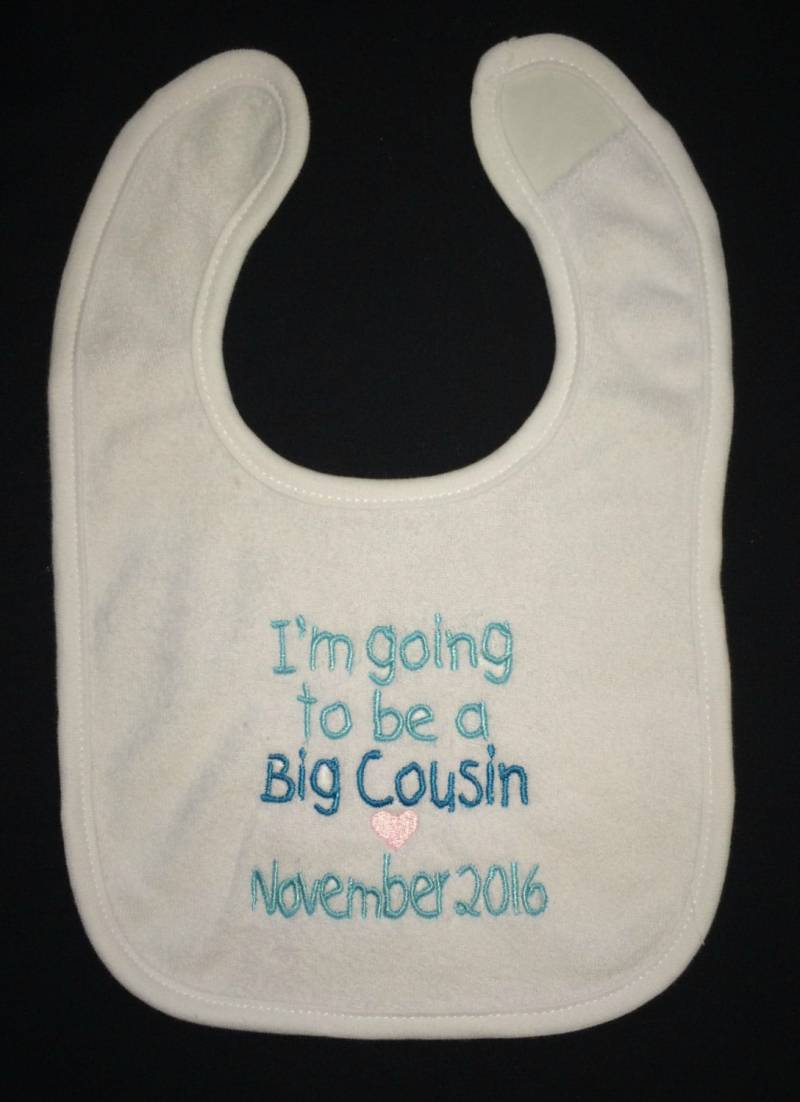 I'm Going To Be A Big Cousin Custom Besticktes Biib von Etsy - BoutiqfullyYours