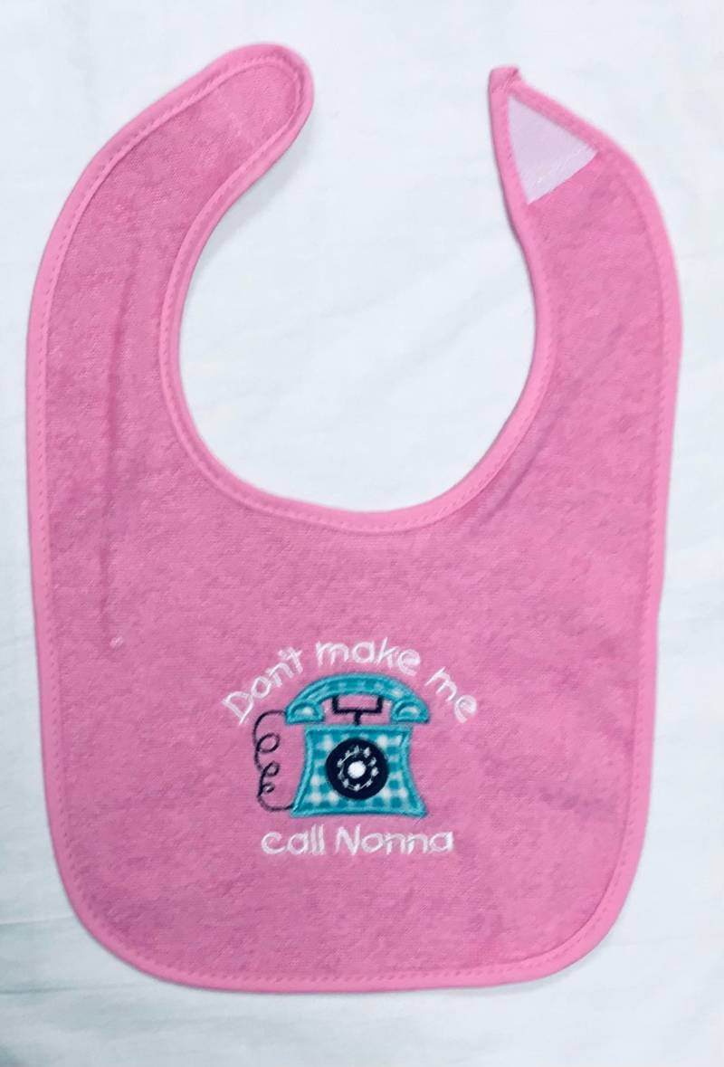 Lassen Sie Mich Nicht Nennen Nonna Benutzerdefinierte Appliqued Lätzchen von Etsy - BoutiqfullyYours