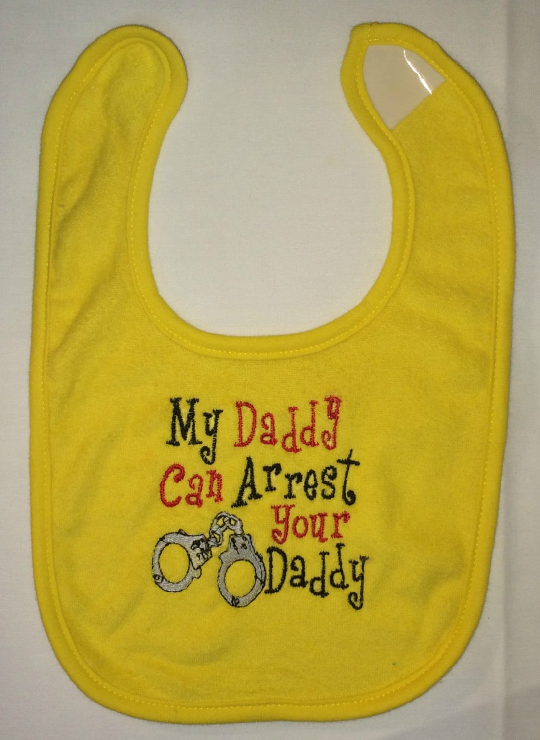 Mein Papa Kann Ihren Daddy Bestickt Lätzchen Verhaften von Etsy - BoutiqfullyYours