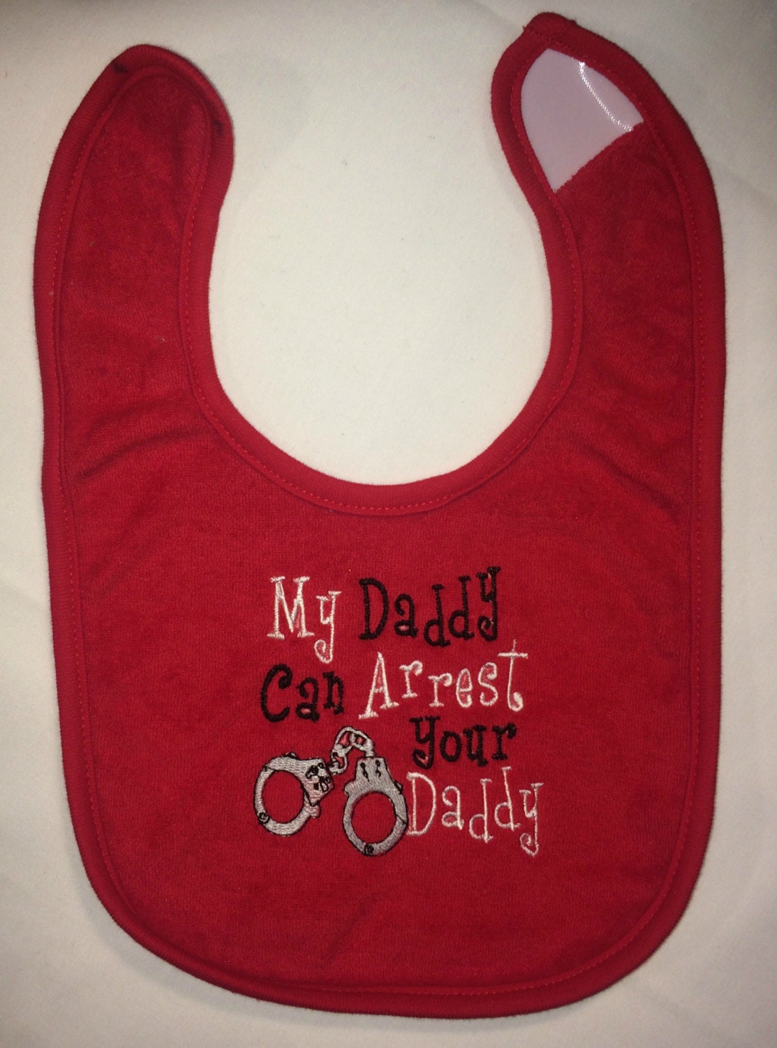 Mein Papa Kann Ihren Daddy Bestickt Lätzchen Verhaften von Etsy - BoutiqfullyYours