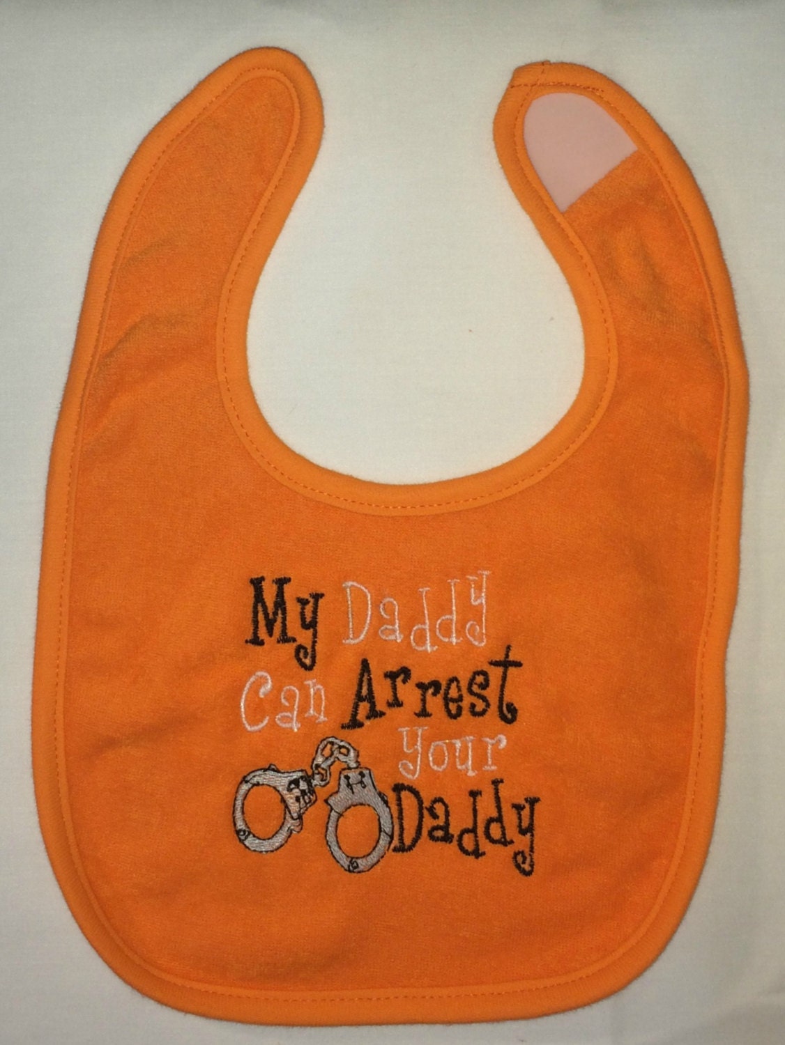 Mein Papa Kann Ihren Daddy Bestickt Lätzchen Verhaften von Etsy - BoutiqfullyYours