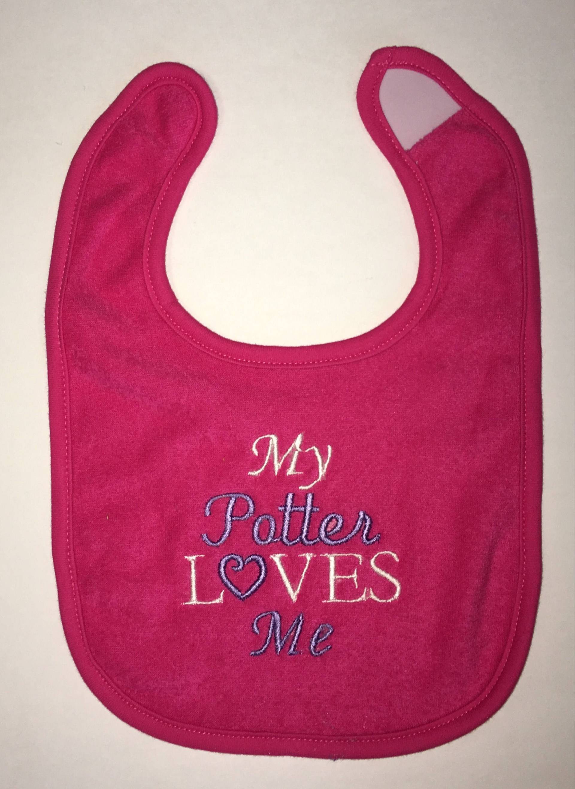 My Potter Loves Me Besticktes Biib von Etsy - BoutiqfullyYours
