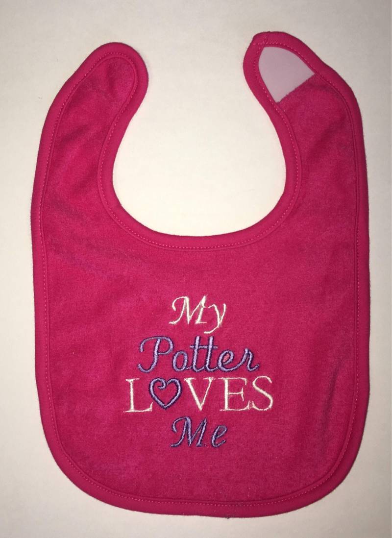 My Potter Loves Me Besticktes Biib von Etsy - BoutiqfullyYours