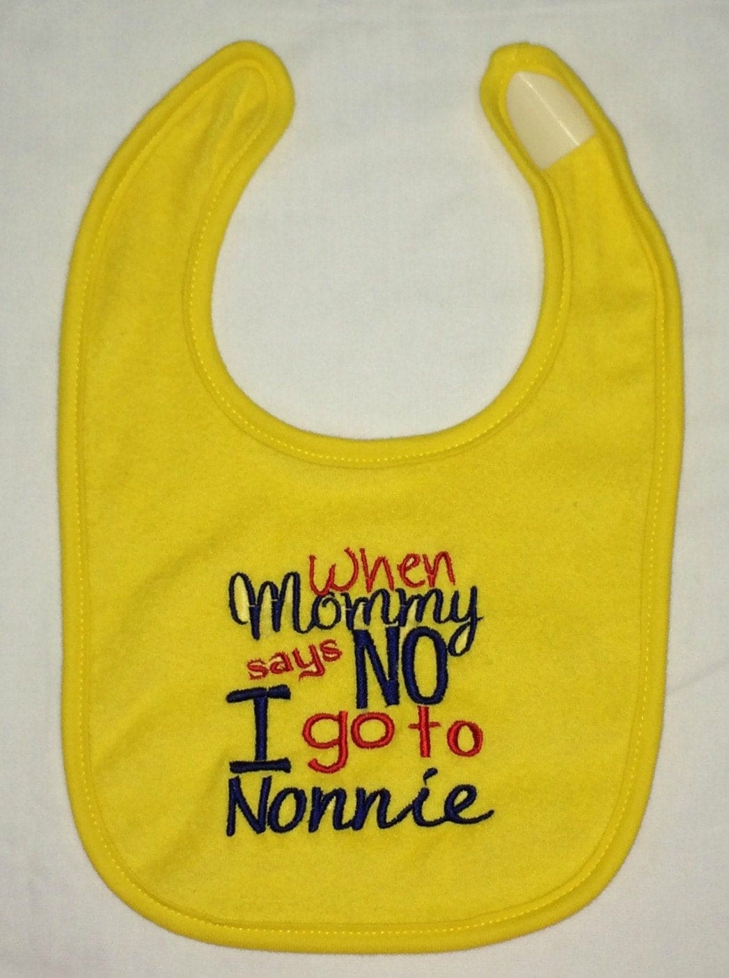 Wenn Mama Sagt Nein Ich Gehe Zu Nonnie Benutzerdefinierte Bestickt Lätzchen von Etsy - BoutiqfullyYours