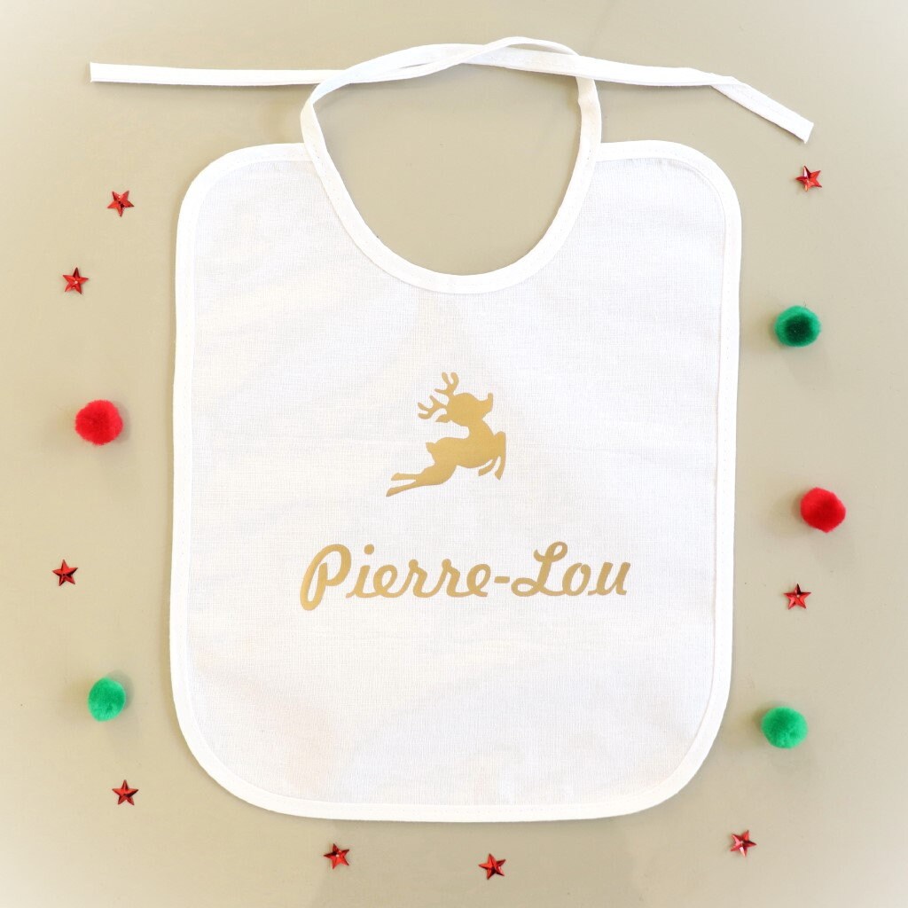 Anpassbares Weihnachtslätzchen, Mein Erstes Weihnachten, Baby-Weihnachtsgeschenk von Etsy - BoutiqueAteliernat