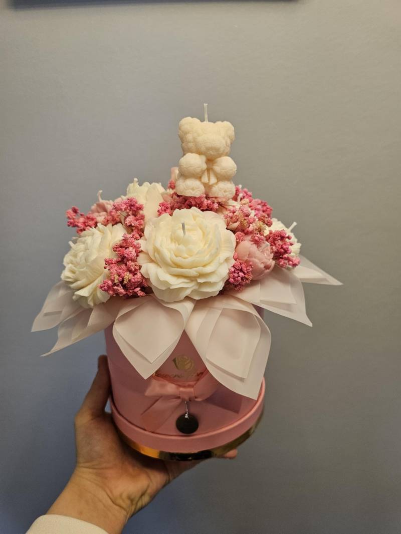 Duftkerzen, Flower Box , Kerzenbox, Mit Kerzen, Als Geschenk, Kerzen von Etsy - BoxNela