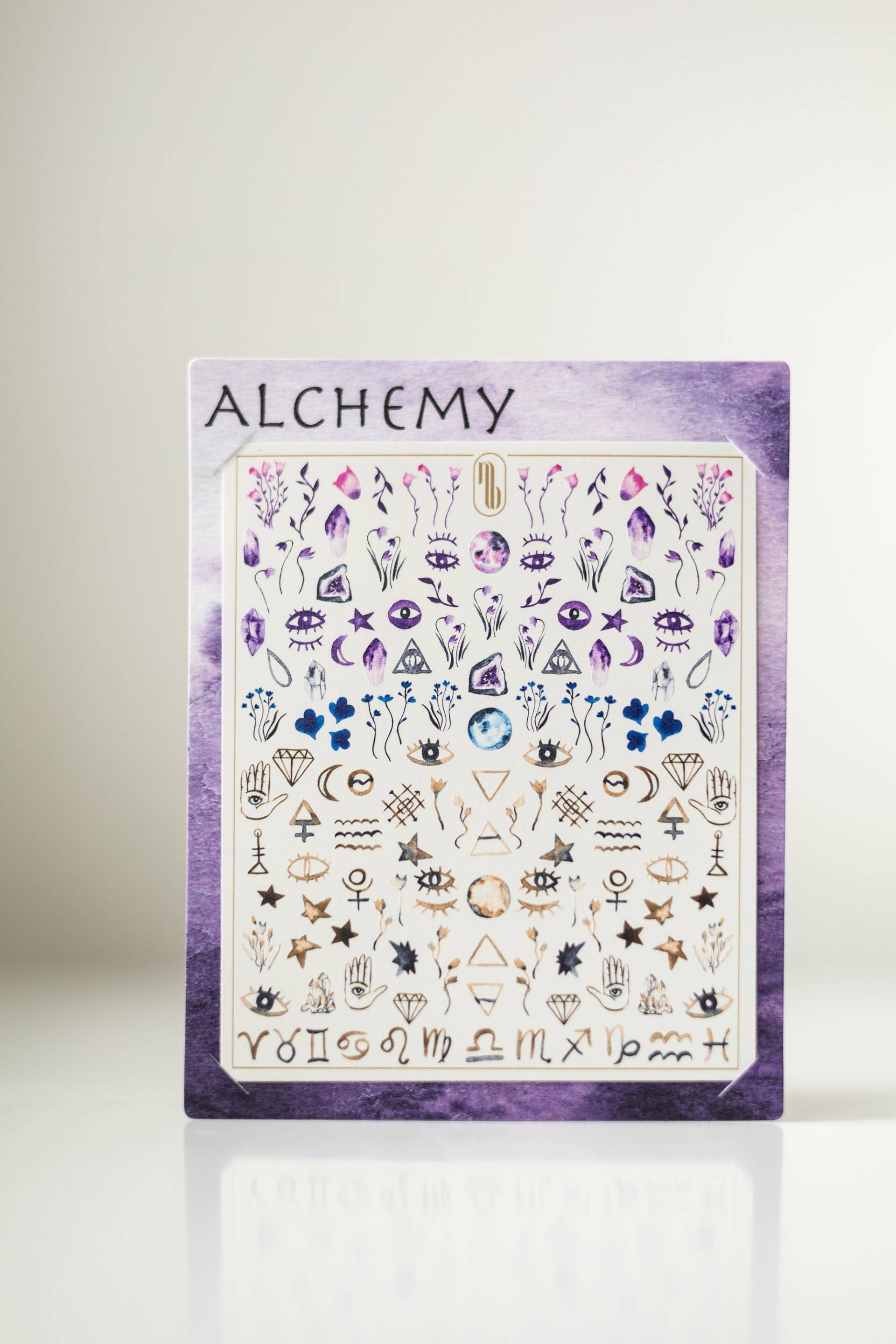 Alchemie | Wasserschiebefolie Nagel Abziehbild Set Nagelkunst von Etsy - BraaunNails
