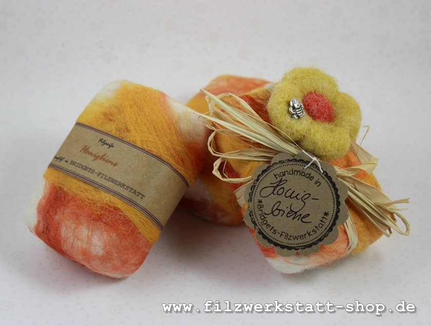 Filz-Seife "Honigbiene" Das Besondere Geschenk Filz-Seife "Honigbiene" Das Besondere Geschenk von Etsy - BridgetsWelt