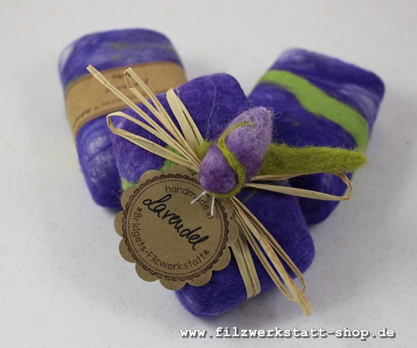 Filz-Seife "Lavendel" Mit Reiner Pflanzenölseife Filz-Seife "Lavendel" Mit Reiner Pflanzenölseife von Etsy - BridgetsWelt