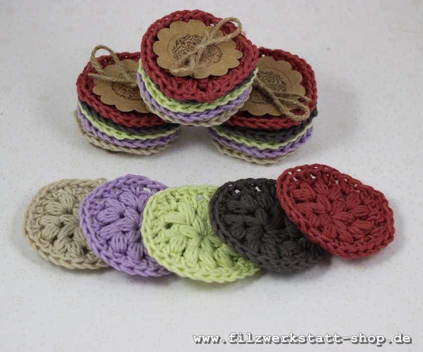 Waschbare Abschminkpads /Scrubbies Handgemacht Nachhaltig von Etsy - BridgetsWelt