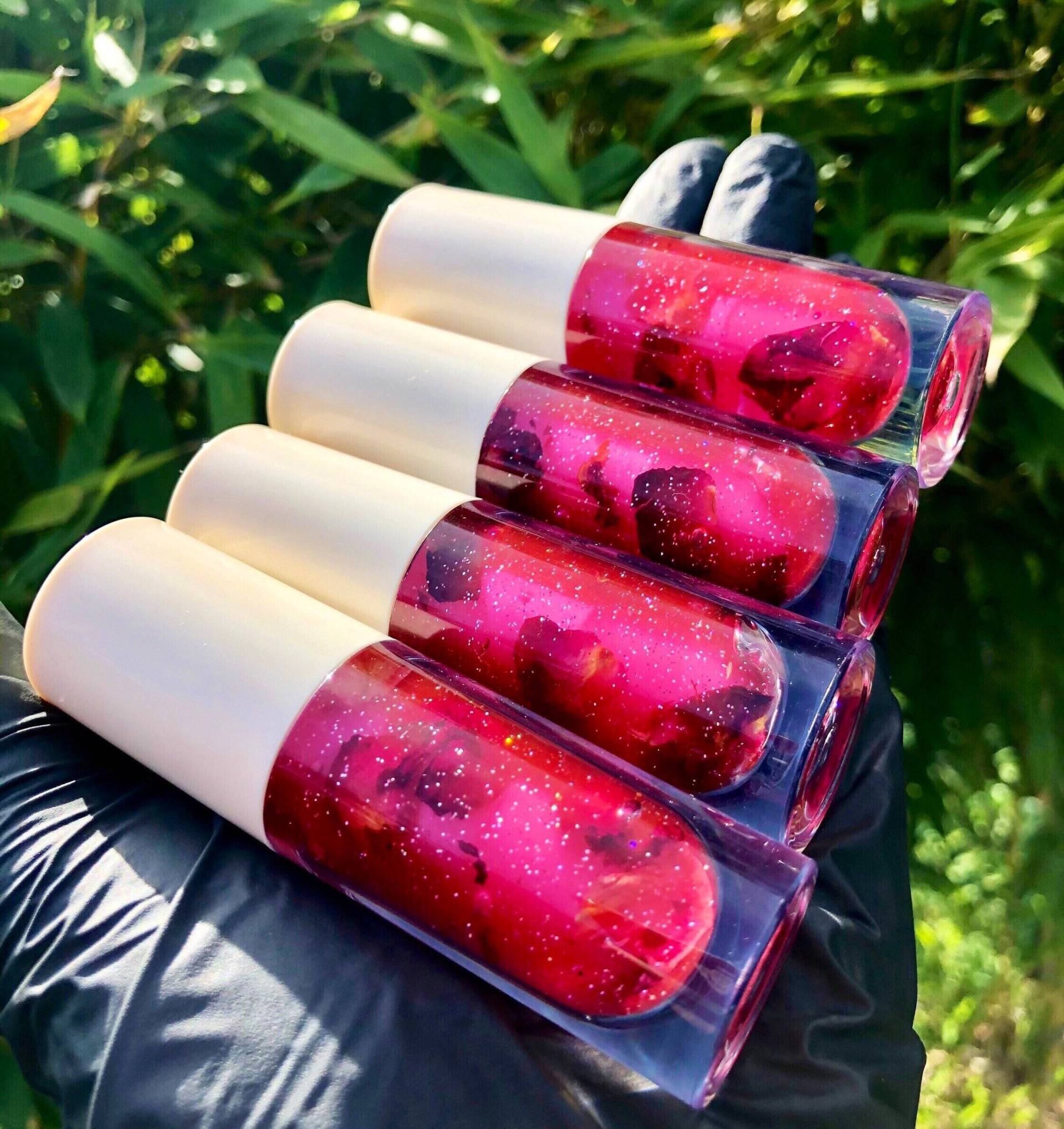 Galaxzrose Lipgloss Blumenduft 1stk | Von Brownsugarbabeshop von Etsy - BrownSugarBabeShop