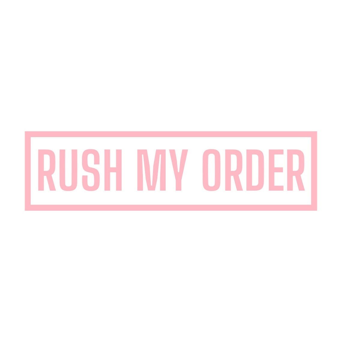 Rush My Bestellgebühr Rush My Bestellgebühr von Etsy - BrownSugarBabeShop