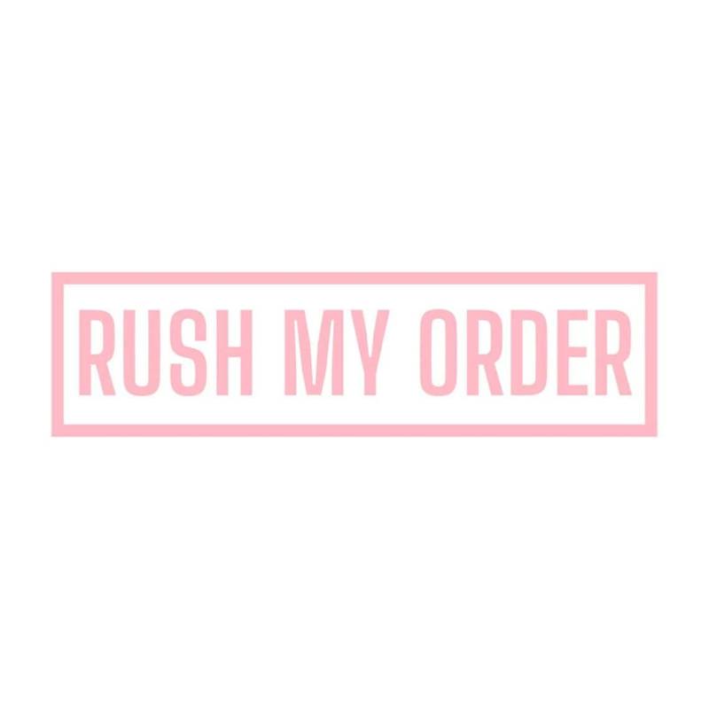 Rush My Bestellgebühr von Etsy - BrownSugarBabeShop