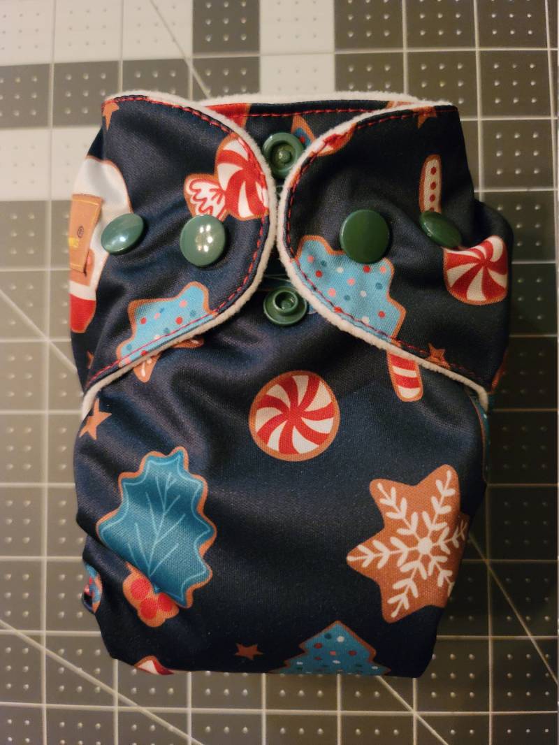 Weihnachten Themed Newborn Aio Stoffwindel von Etsy - BubbyBums