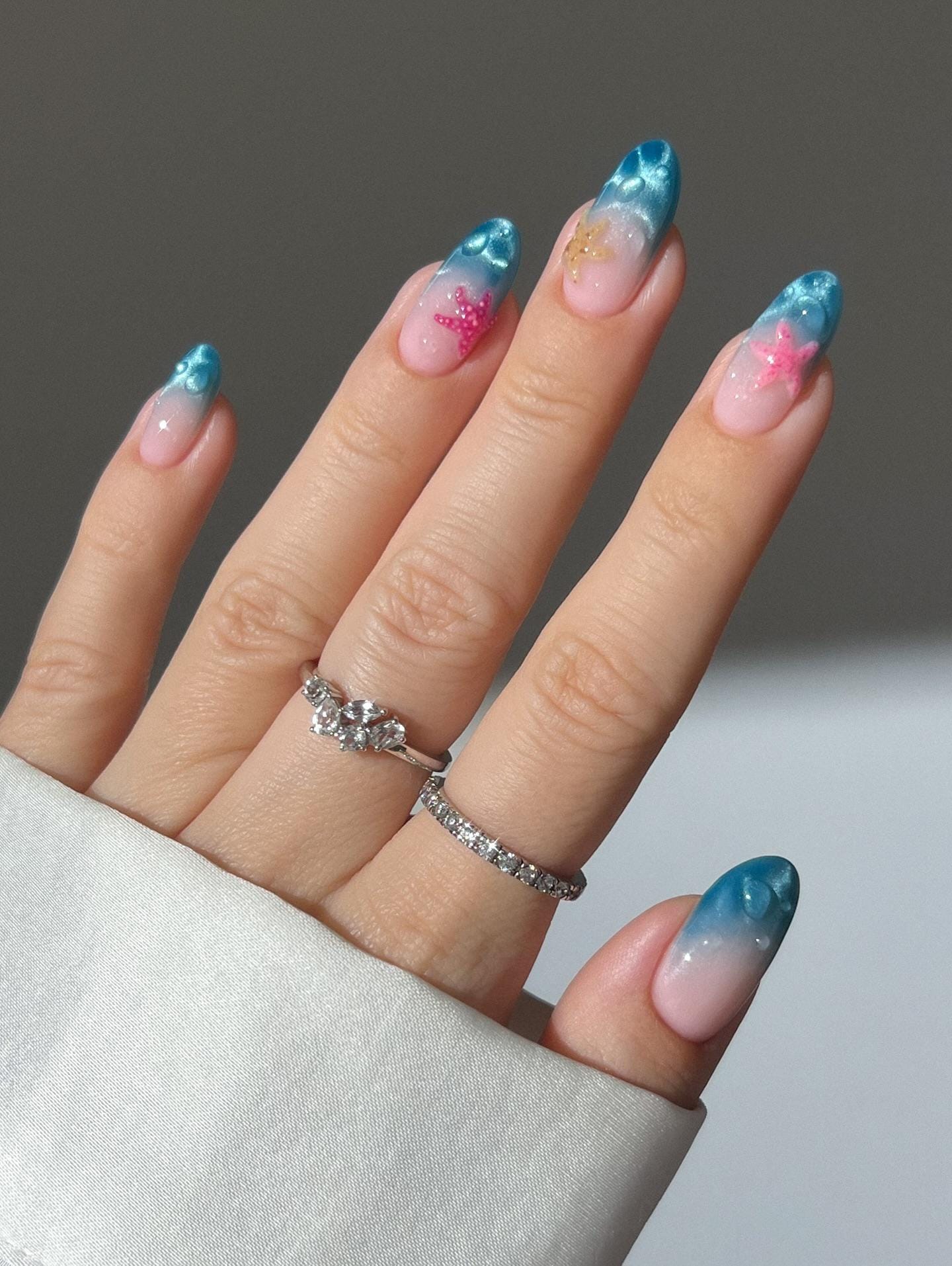 Pastel Summer Press On Nails | Handmade Cute Glossy Nail Set Soft Colorful Reusable For Holiday & Daily Wear Pastel Summer Press On Nails | Handmade Cute Glossy Nail Set Soft Colorful Reusable For Holiday & Daily Wear von Etsy - BulczZun