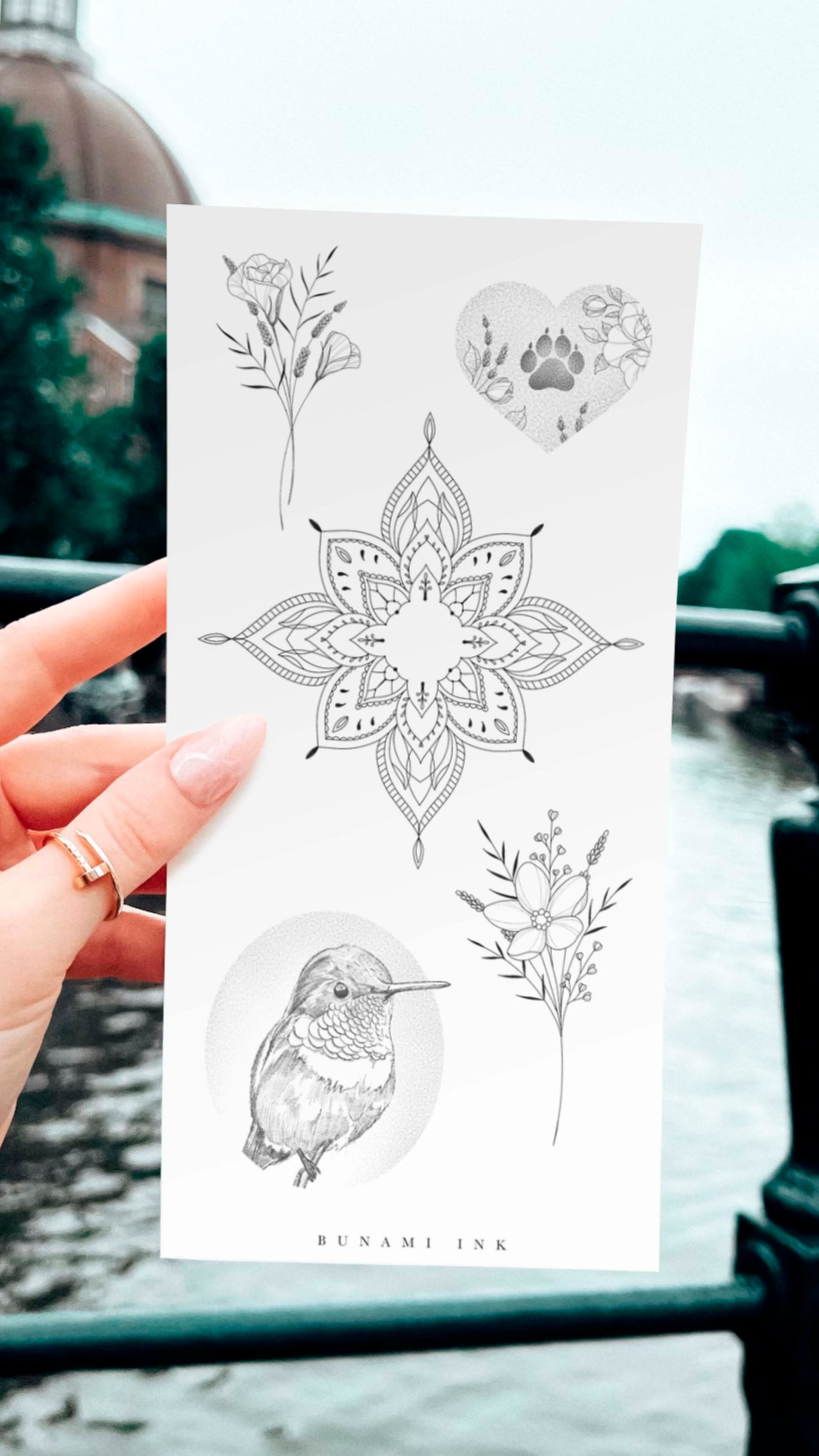 Temporäre Tattoos Kolibri Vogel Vergiss-Mein-Nicht Lavendel Mandala Lisianthus Bouquet Hundepfote Temporäre Tattoos Kolibri Vogel Vergiss-Mein-Nicht Lavendel Mandala Lisianthus Bouquet Hundepfote von Etsy - BunamiInk