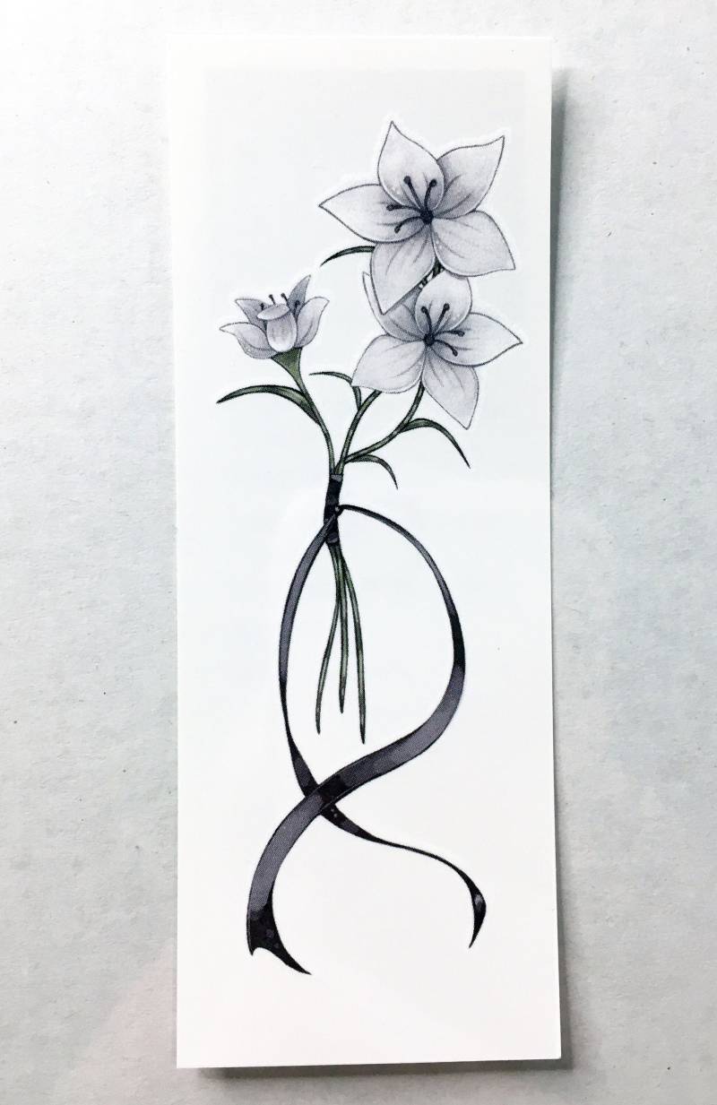 Temporäre Tattoos - Videospiel Blumen von Etsy - Bunderbye
