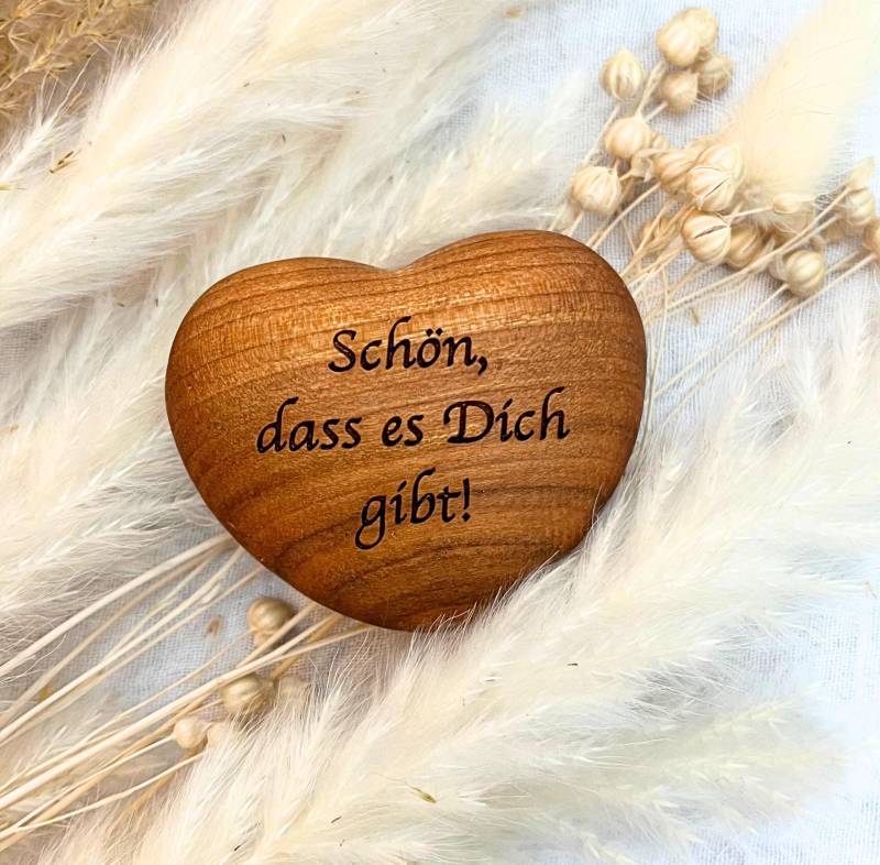 Herz Aus Holz Mit Gravur, Handschmeichler von Etsy - Buramont