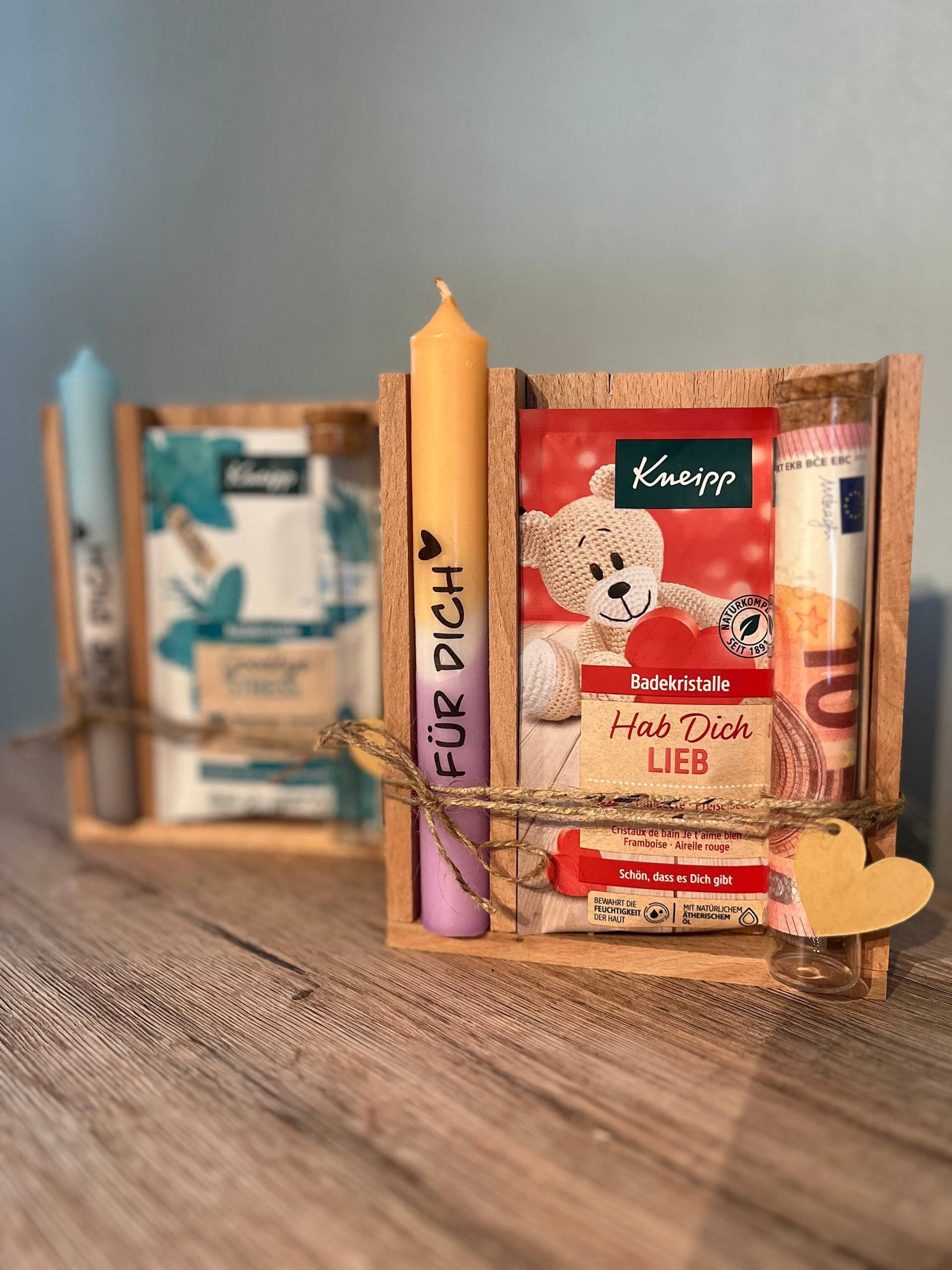 Geschenkset Kerze | Wellness Für Dich Klötzchen Geburtstagsgeschenk Frauen von Etsy - BurkiKreativ