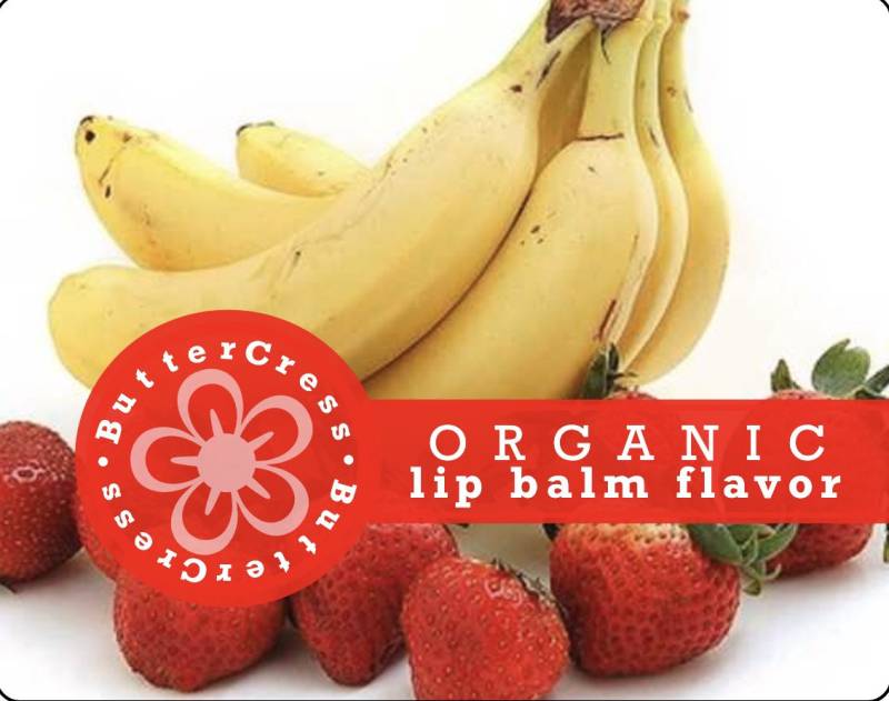 Banana Strawberry Bio-Lippenbalsam-Geschmacksöl | Ungesüßtes Lippenaroma Für Balsam, Gloss Und Peelings Sofort Versandfertig von Etsy - ButterCress
