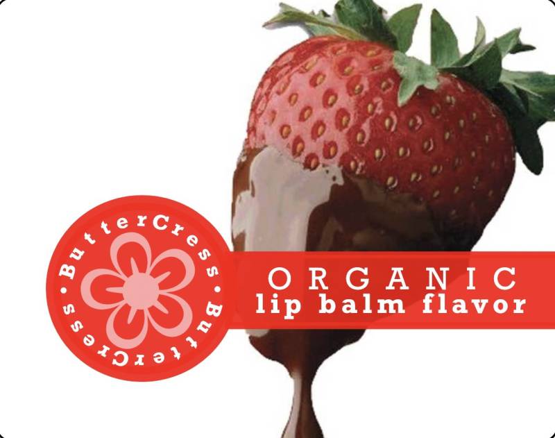 Chocolate Strawberry Bio - Ungesüßter Lippenbalsam-Geschmacksöl Für Balsame, Glosse Und Peelings von Etsy - ButterCress