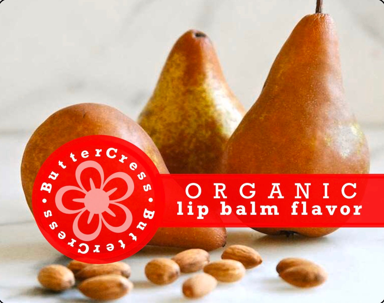 Mandel-Birne Bio-Gesüßtes Aromaöl Für Lippenbalsam, Glosse & Peelings von Etsy - ButterCress