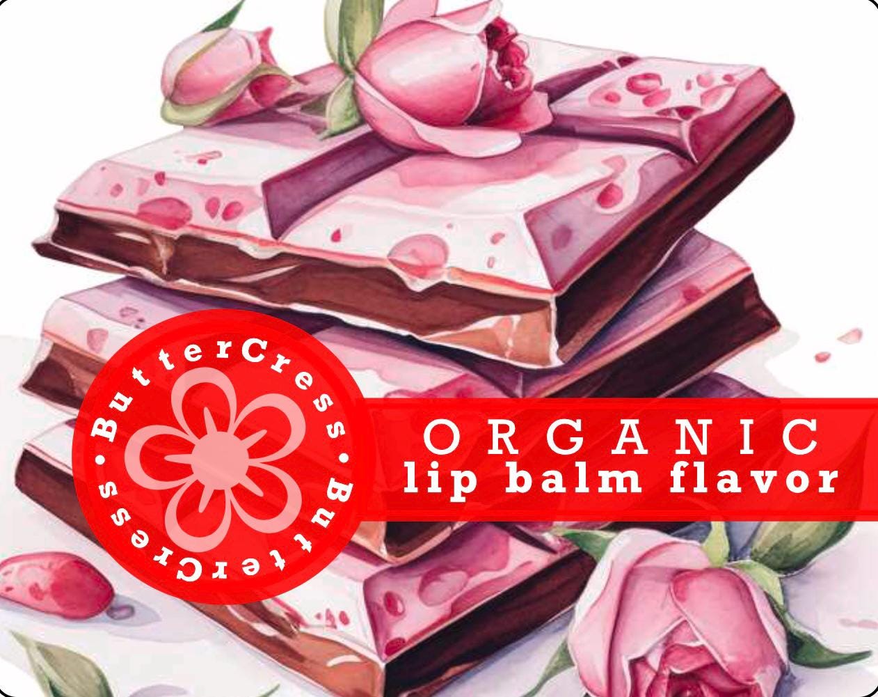 Schokolade Rose Bio Ungesüßtes Aromaöl Für Lippenbalsam, Glosse & Peelings von Etsy - ButterCress