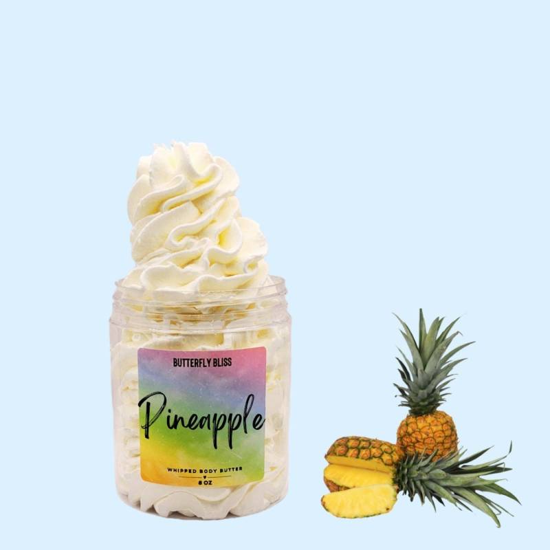 Ananas Körperbutter | Lotion Fruchtig Geburtstag Zitrus Unikat Geschenk Für Sie Creme Bad Schönheit Mama Niedlich Obst von Etsy - ButterflyBlissShop