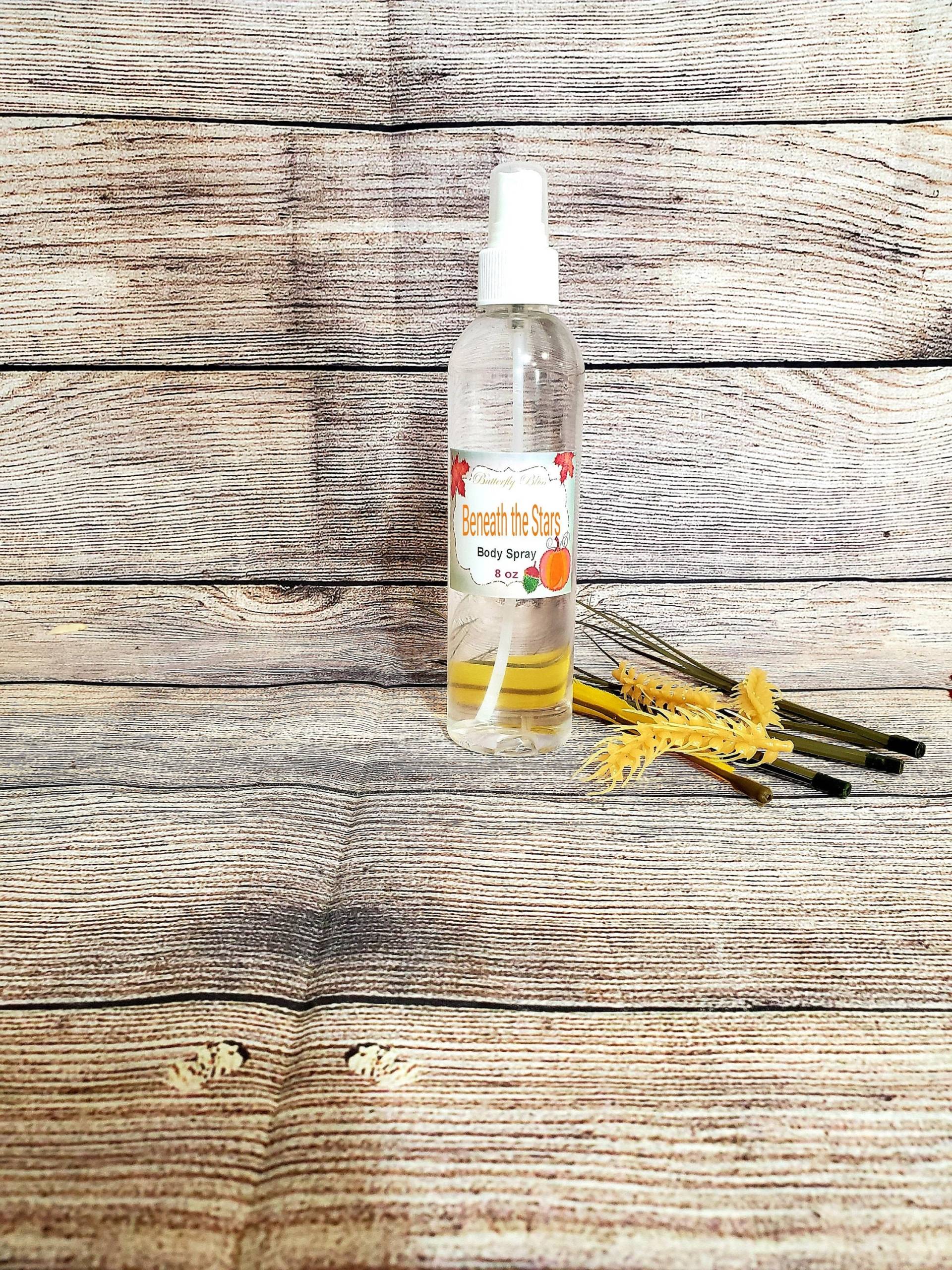 Beneath The Stars Duftender Body Mist Und Parfüm Spray | Körperspray Mit Fruchtduft Pfirsich Duftnebel Pflaumennebel Rosenduft von Etsy - ButterflyBlissShop