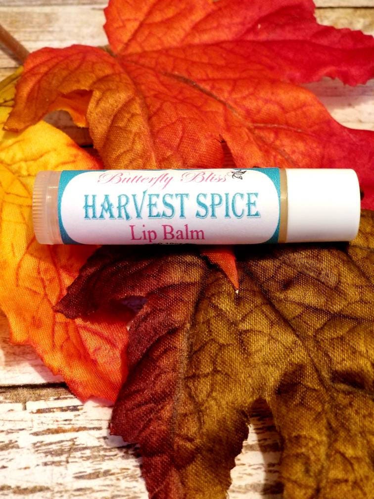 Bester Lippenbalsam | Harvest Spice Bio Natürlicher Feuchtigkeitsspendender Herbst Geschenke Für Mitarbeiter von Etsy - ButterflyBlissShop