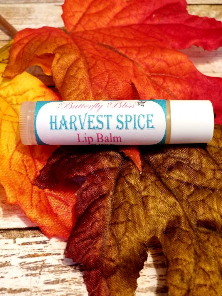 Bester Lippenbalsam | Harvest Spice Bio Natürlicher Feuchtigkeitsspendender Herbst Geschenke Für Mitarbeiter von Etsy - ButterflyBlissShop