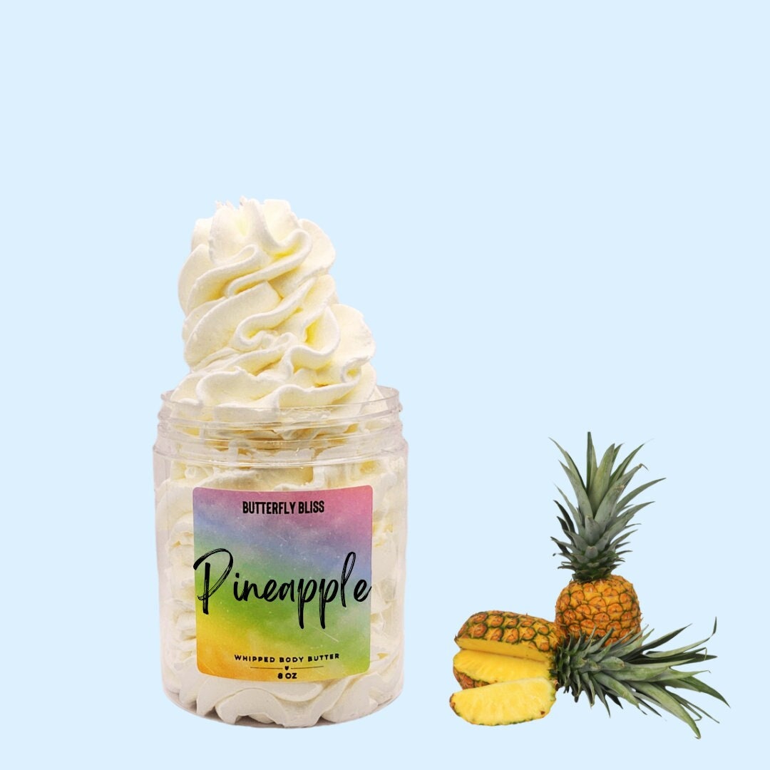 Feuchtigkeitsspendende Fußcreme | Handcreme Tropisch Duftende Lotion Ananas Körperbutter Duftend Feuchtigkeitsspendende Fußcreme | Handcreme Tropisch Duftende Lotion Ananas Körperbutter Duftend von Etsy - ButterflyBlissShop