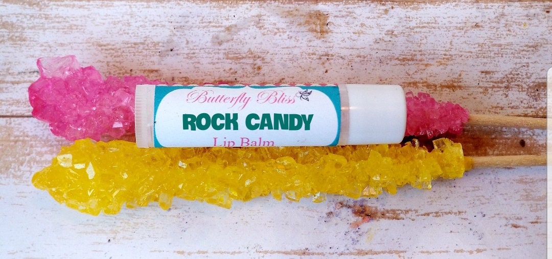 Gastgeschenke | Kind Süßigkeiten Kandis Lippenbalsam Mit Zuckerduft Candy Erdbeerlippe von Etsy - ButterflyBlissShop