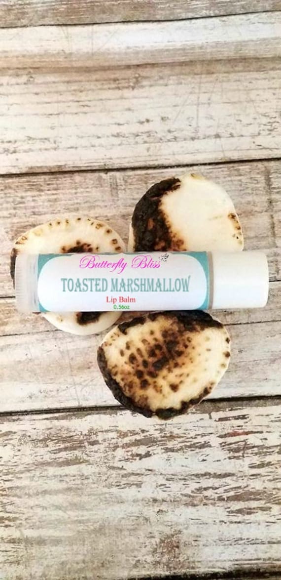 Gerösteter Marshmallow Lippenbalsam | Rissige Lippen Glatte Natürliche Lippenpflege Großhandel Entspannen Natürliches Geschenk Gastgeschenke von Etsy - ButterflyBlissShop