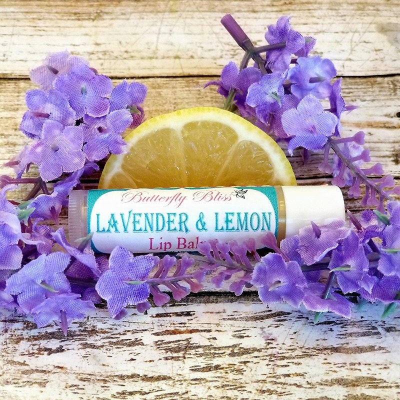 Geschenke Zum Jahresende Für Lehrer | Lavendel Und Zitrone Lippenbalsam Natürlicher Geschenkidee Bio/Chap von Etsy - ButterflyBlissShop