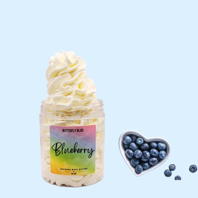 Handcreme | Natur Trockene Haut Sheabutter Feuchtigkeitsspendende Blaubeer Blaubeere von Etsy - ButterflyBlissShop