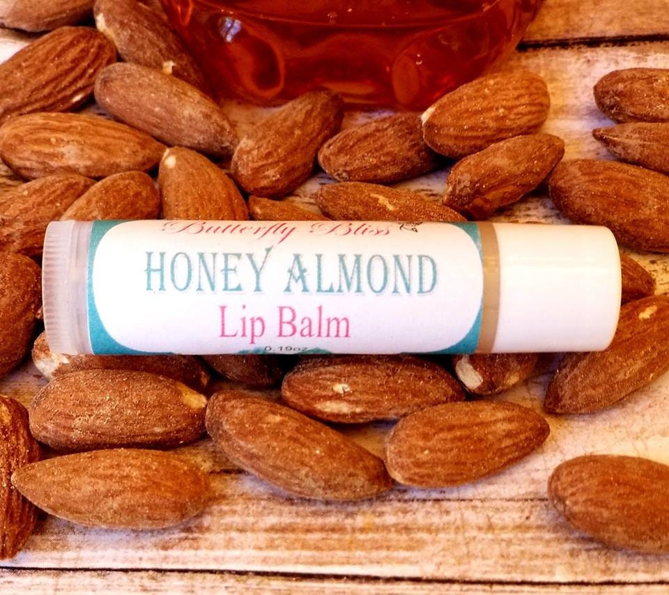 Honig Mandel Lippenbalsam | Honigduft Schwangerschaft Geschenk Werdende Mama Teen Idee Für Sie Neuheit von Etsy - ButterflyBlissShop