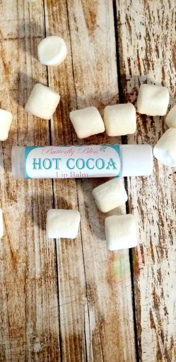 Hot Cocoa Lippenbalsam | Natürlicher Aromatisierte Lippenbutter Feuchtigkeitsspendender Schokoladenliebhaber Geschenk Geschenke Hot Cocoa Lippenbalsam | Natürlicher Aromatisierte Lippenbutter Feuchtigkeitsspendender Schokoladenliebhaber Geschenk Geschenke von Etsy - ButterflyBlissShop