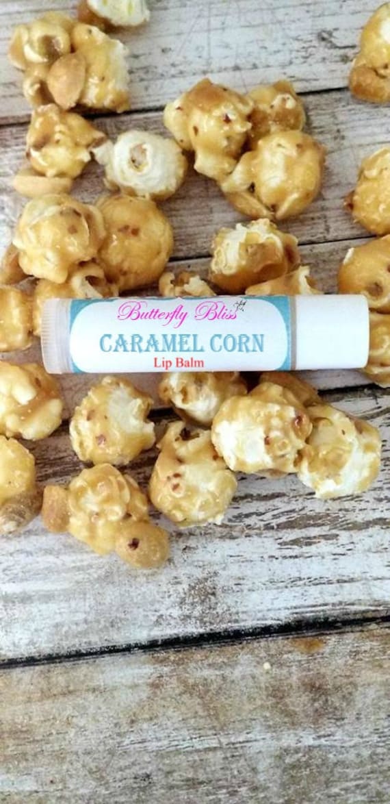 Karamell Mais Lippenbalsam | Süßigkeiten Natürlicher Veganes Bienenwachs Bio Gastgeschenk Popcorn Karamell Mais Lippenbalsam | Süßigkeiten Natürlicher Veganes Bienenwachs Bio Gastgeschenk Popcorn von Etsy - ButterflyBlissShop