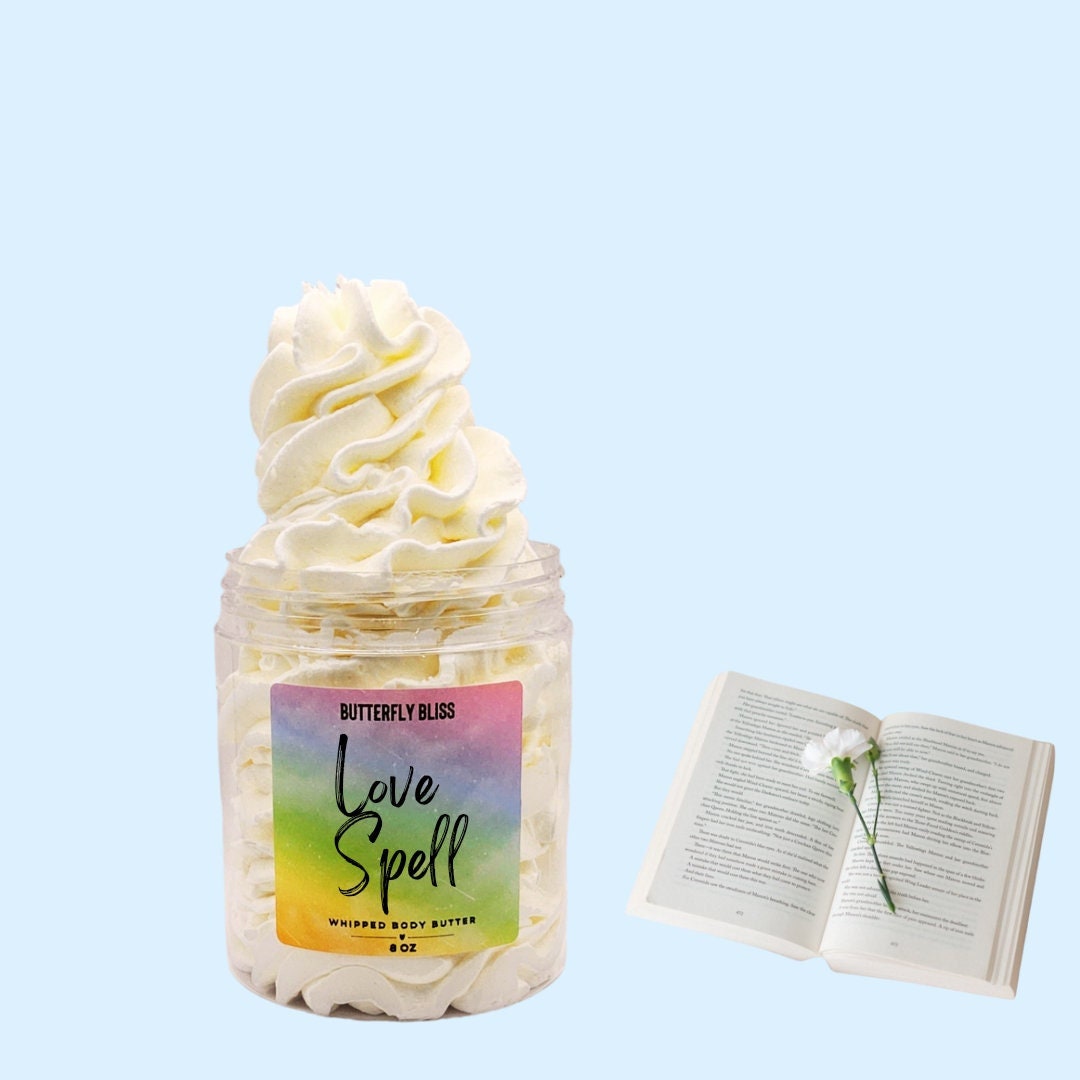 Körperbutter | Liebeszauber Körper Feuchtigkeitscreme Aufgeschlagene Bio Tägliche Lotion von Etsy - ButterflyBlissShop