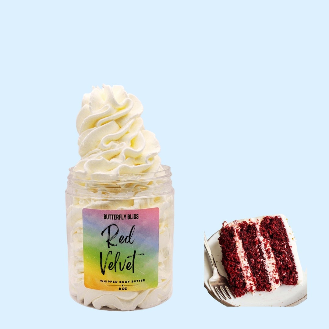 Kuchen Körperbutter | Gute Geschenkideen Rote Samttorte Einzigartige Muttertagsgeschenke Muttertagsgeschenk Für Sie/Kuchenlotion Geburtstag von Etsy - ButterflyBlissShop