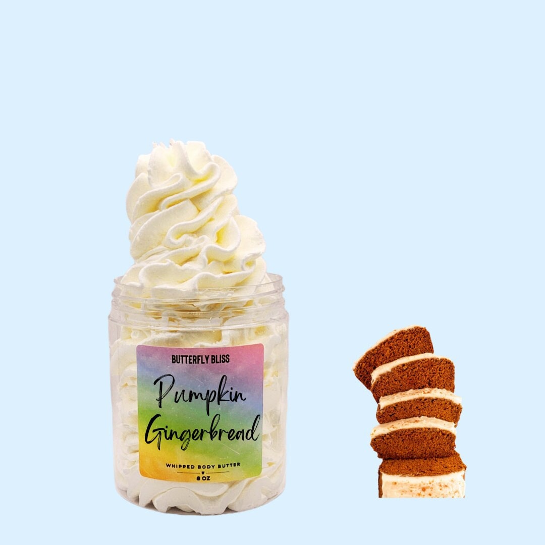Kürbis-Lebkuchen Duftende Körperbutter | Kürbis Lebkuchen Duft Schlagsahne Bakery Lotion von Etsy - ButterflyBlissShop