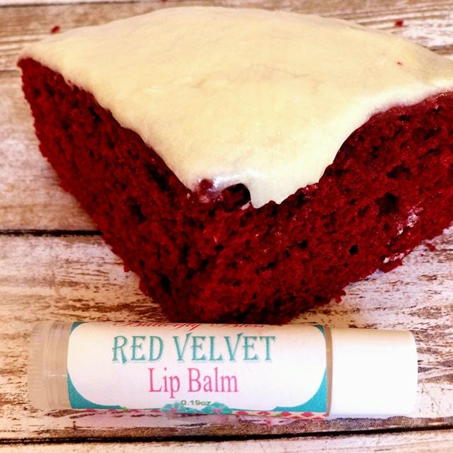 Lippenbalsam | Bester Roter Samtiger Tuben Bienenwachs Süßer Kuchen von Etsy - ButterflyBlissShop