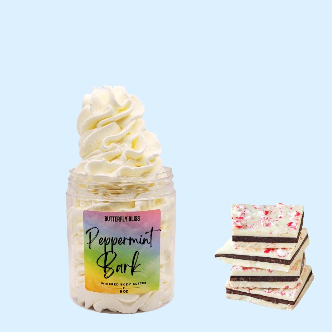 Pfefferminzrinden-Körperbutter | Pfefferminz-Gesahnte Körperbutter Pfefferminz-Lotion Shea Natürliche Lotion Pfefferminzrinden-Körperbutter | Pfefferminz-Gesahnte Körperbutter Pfefferminz-Lotion Shea Natürliche Lotion von Etsy - ButterflyBlissShop