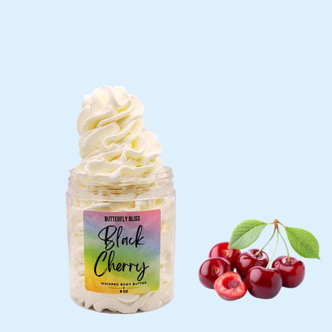 Schwarzkirsche | Körperbutter Sheabutter Lotion Vitamin E Trockene Haut Ganz Natürlich Bad Und Schönheit Massage Kirsch Duftend Schwarzkirsche | Körperbutter Sheabutter Lotion Vitamin E Trockene Haut Ganz Natürlich Bad Und Schönheit Massage Kirsch Duftend von Etsy - ButterflyBlissShop