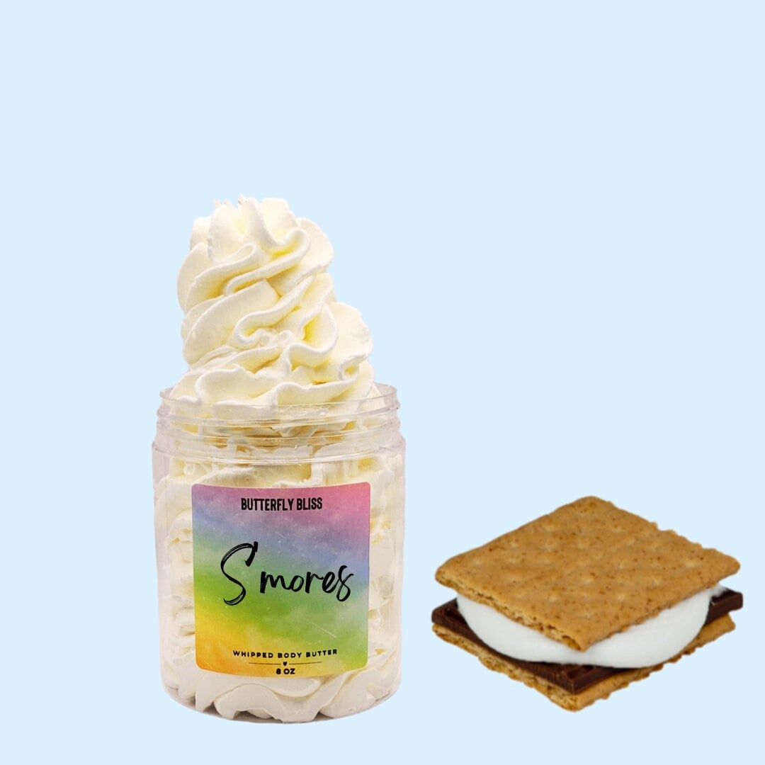 Smores Körperbutter | Natürliche Saisonale Limitierte Auflage Ganz Natürliche Lotion Herbstlich Duftende Schokoladen-Lotion von Etsy - ButterflyBlissShop