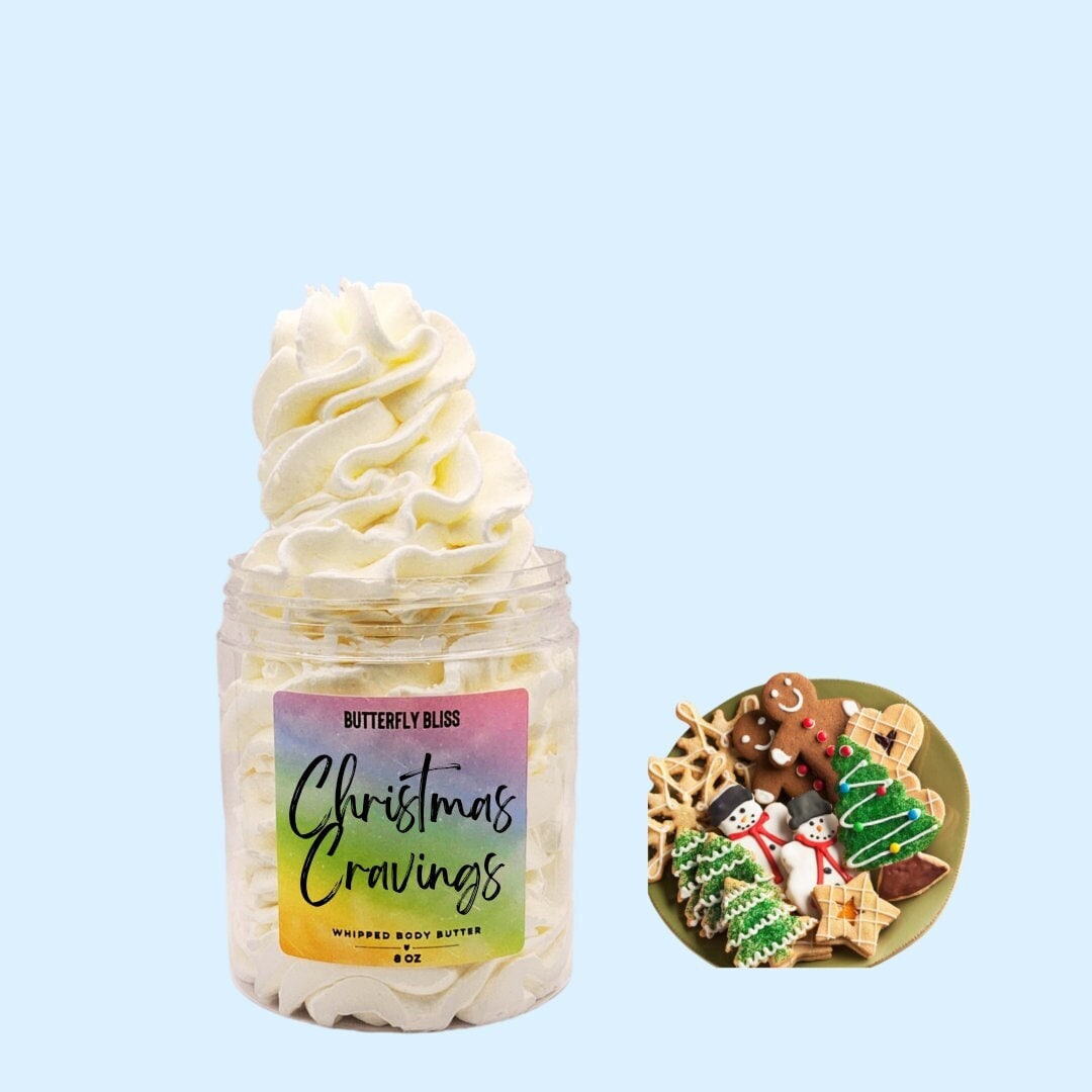 Trockene Haut Körperbutter | Pflegende Bio Vegane Sichere Winterliche von Etsy - ButterflyBlissShop